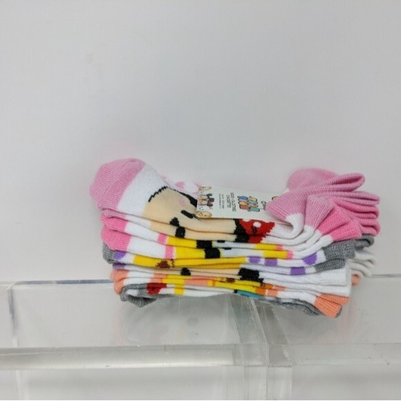 Disney Tsum Tsum Socks, Girls Shoe Size 10-4 - Picture 2 of 6